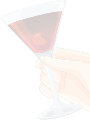 hand holding a wine glass